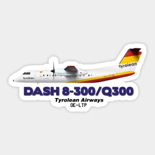 DeHavilland Canada Dash 8-300/Q300 - Tyrolean Airways Sticker